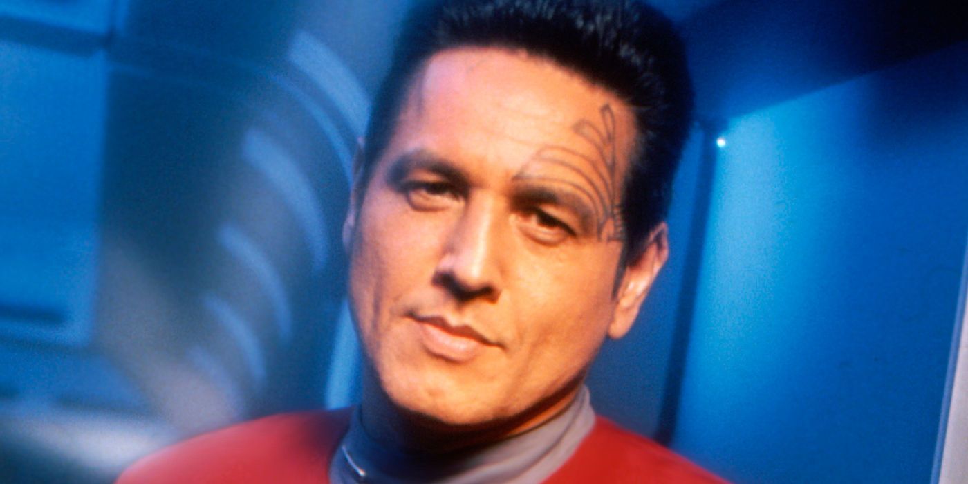 Robert Beltaran as Chakotay in Star Trek: Voyager.