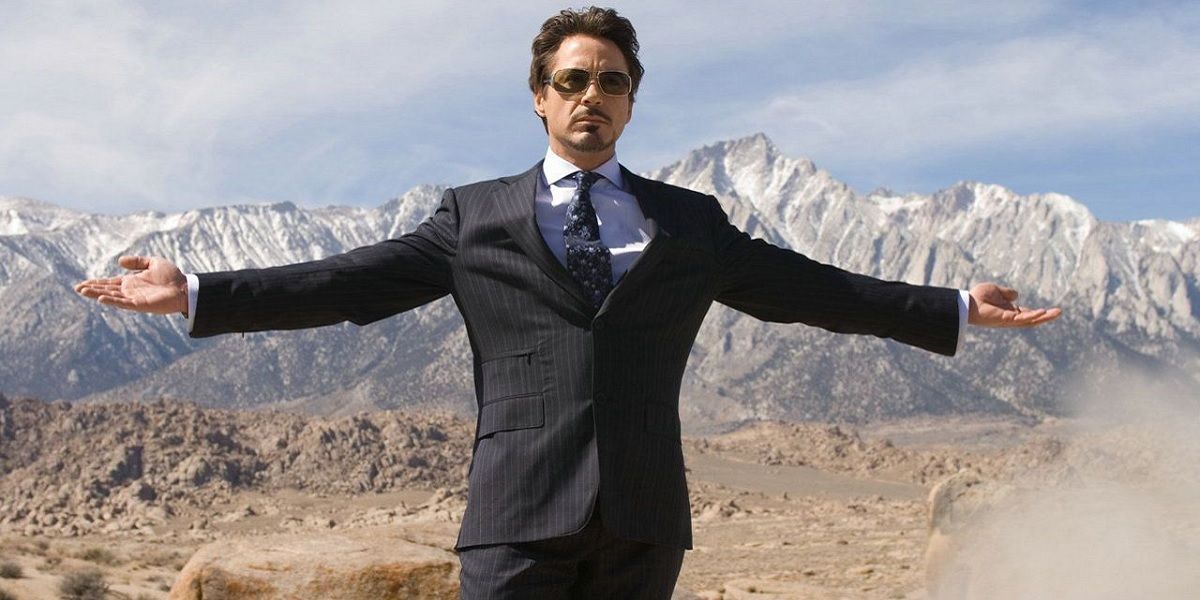 Robert Downey Jr in Iron Man