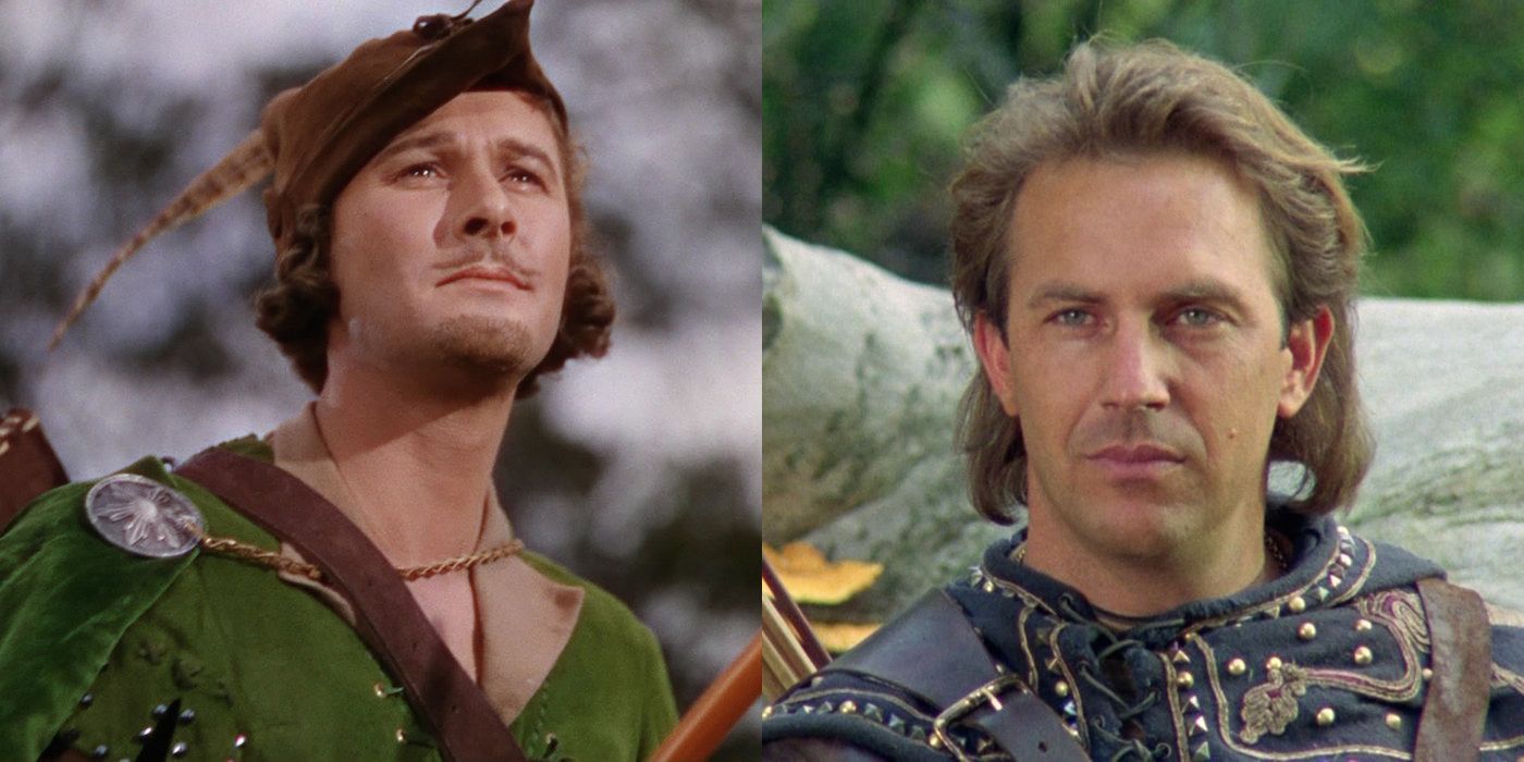 Errol Flynn &amp; Kevin Costner as Robin Hood