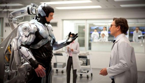 RoboCop - Gary Oldman as Dr. Dennett Norton with Alex Murphy