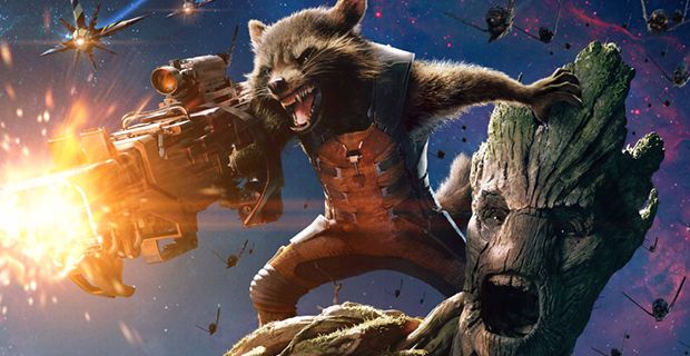 Rocket Raccoon Groot Guardians of the Galaxy Character Poster Revealed