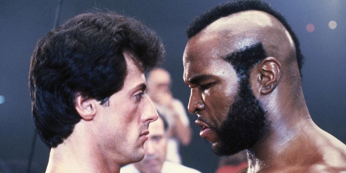Rocky Balboa and Clubber Lang face off in Rocky 3