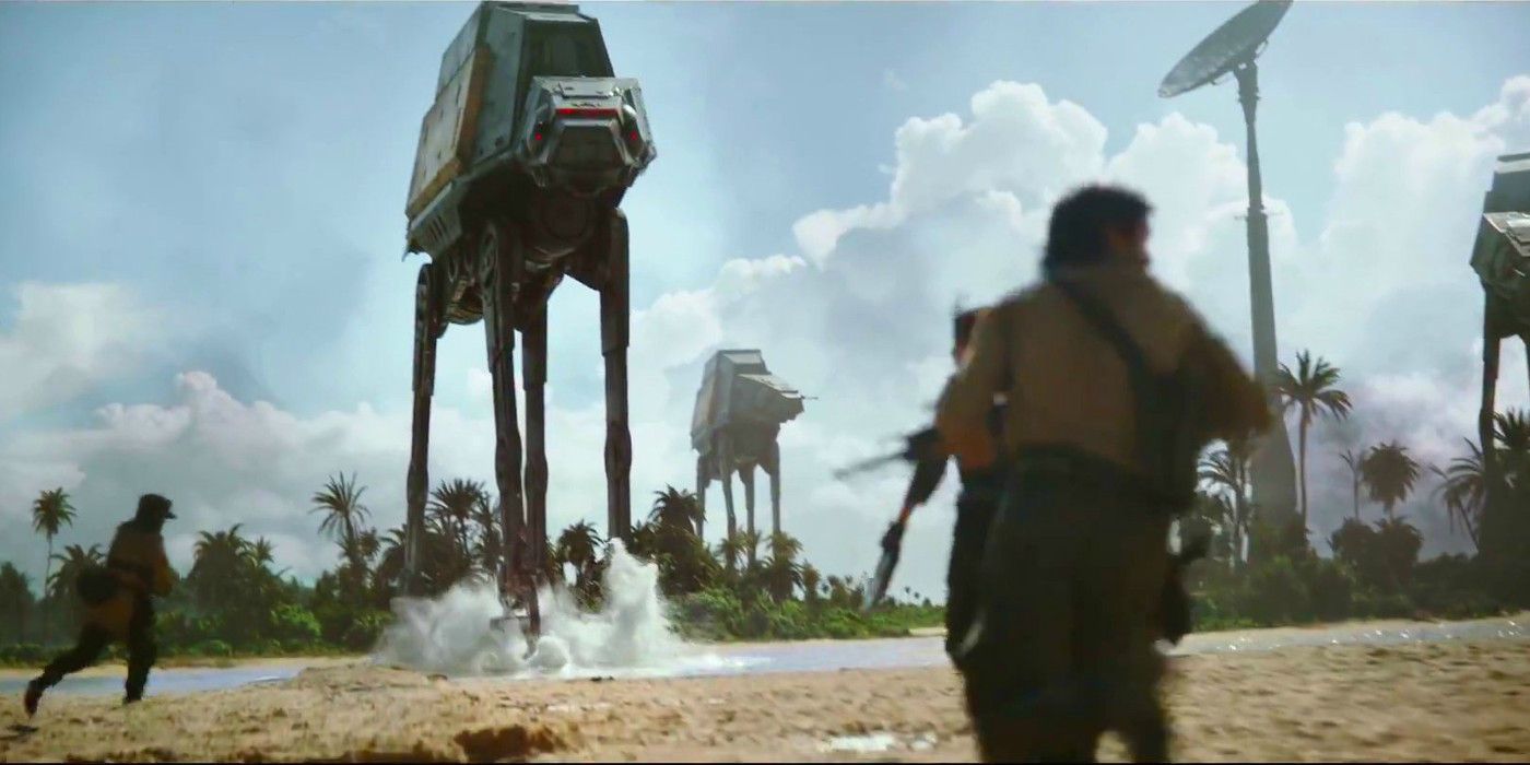 Star Wars: Rogue One AT-ACT on Beach