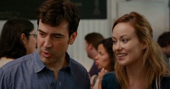 Ron Livingston and Olivia Wilde in 'Drinking Buddies'