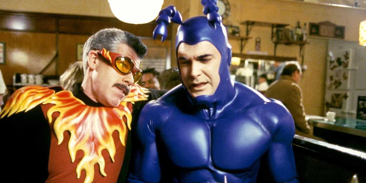 Ron Perlman and Patrick Warburton in The Tick