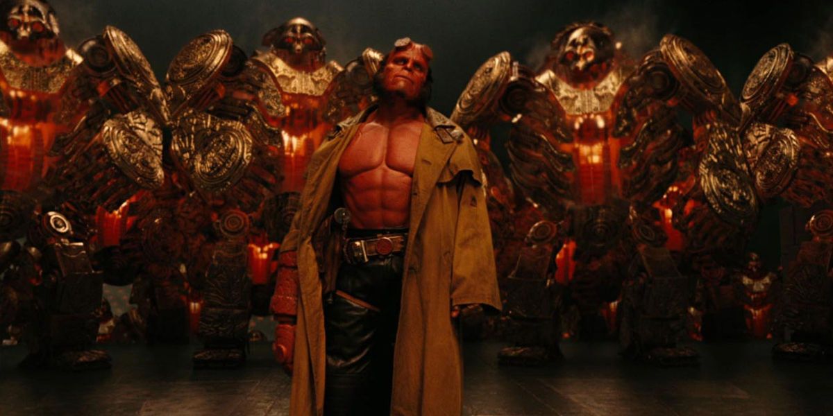 Ron Perlman as Hellboy in Hellboy II