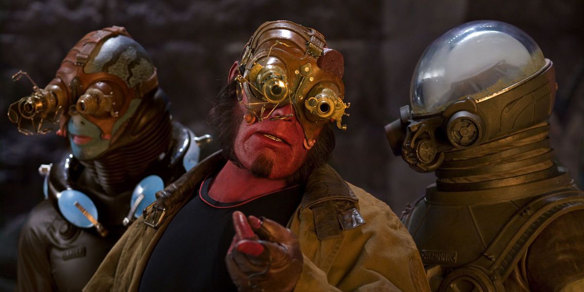 Ron Perlman as Hellboy in Hellboy II