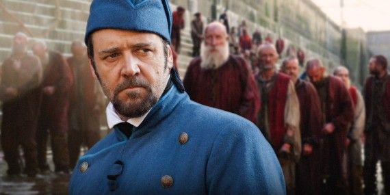 Russell Crowe as Javert in Les Miserables