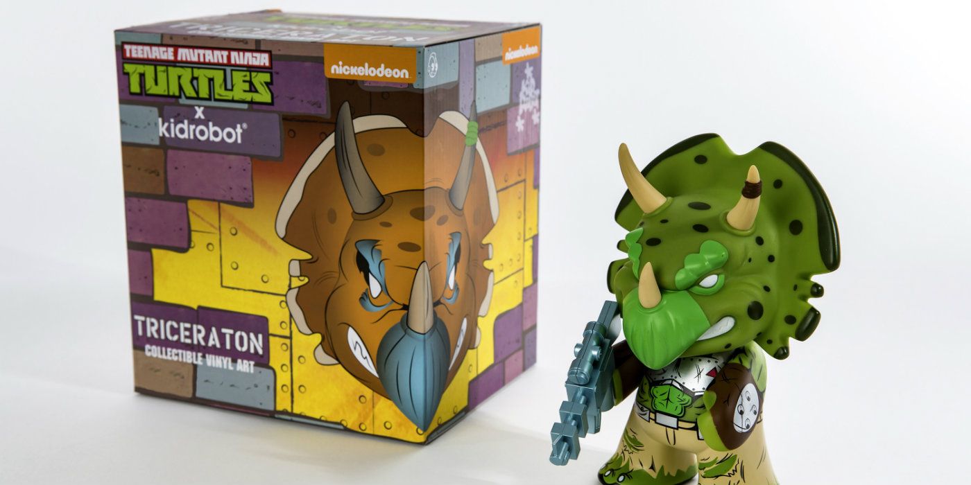 SDCC 2016 Kidrobot Triceraton Box and Figure