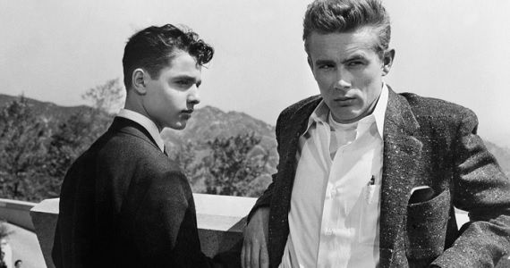 Sal Mineo and James Dean in 'Rebel Without a Cause'