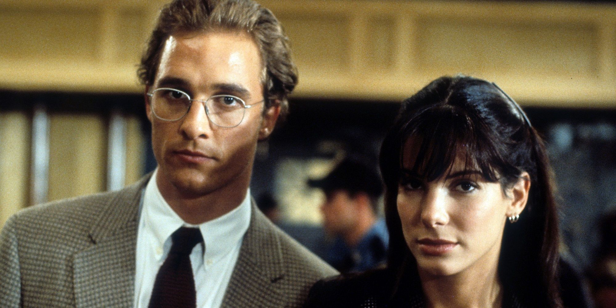 Sandra Bullock and Matthew McConaughey in A Time to Kill