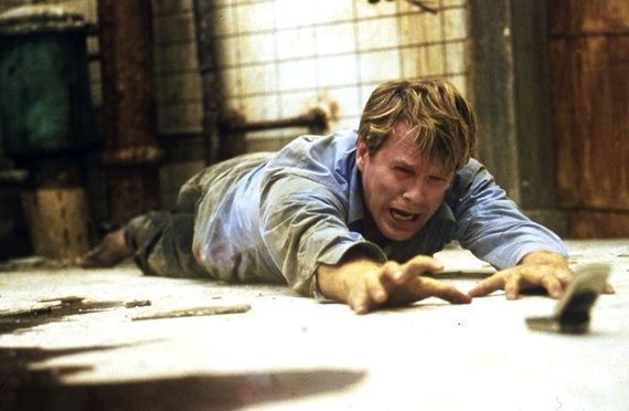 Cary Elwes in a scene from the first 'Saw' movie