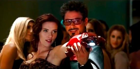 Scarlett Johansson Robert Downey Jr. Iron Man 2 movie