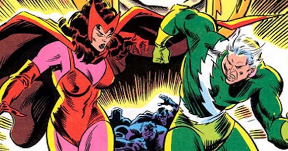 Scarlet Witch and Quicksilver as Avengers