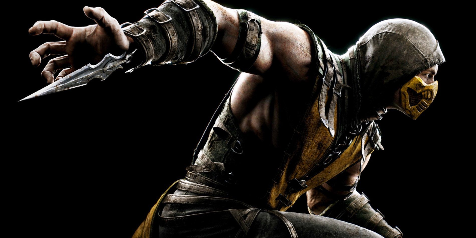 Scorpion in a Mortal Kombat X ad