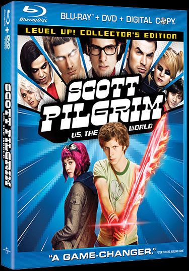 Scott Pilgrim vs the World Blu-ray release artwork