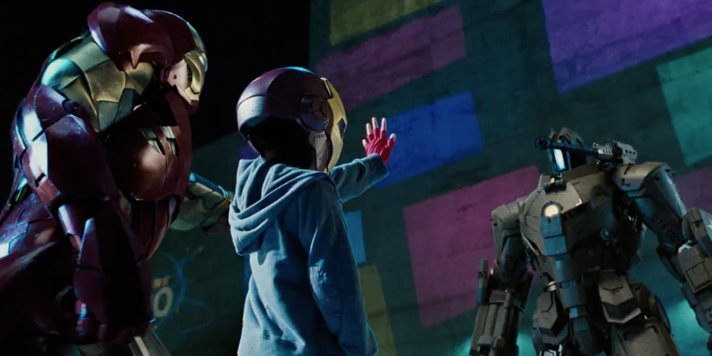 Tony Stark &amp; Peter Parker in Iron Man 2