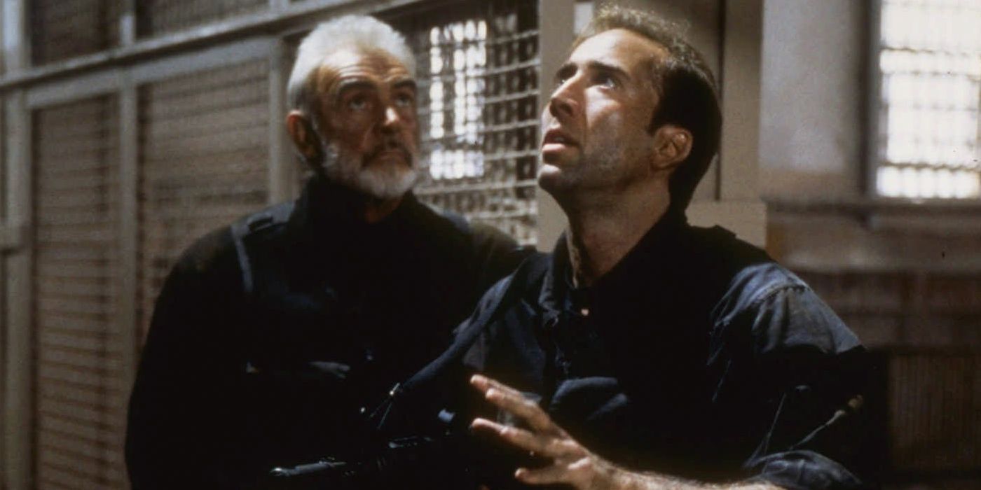 Sean Connery and Nicolas Cage in The Rock