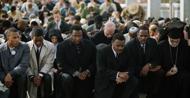 Selma movie prayer on Bridge