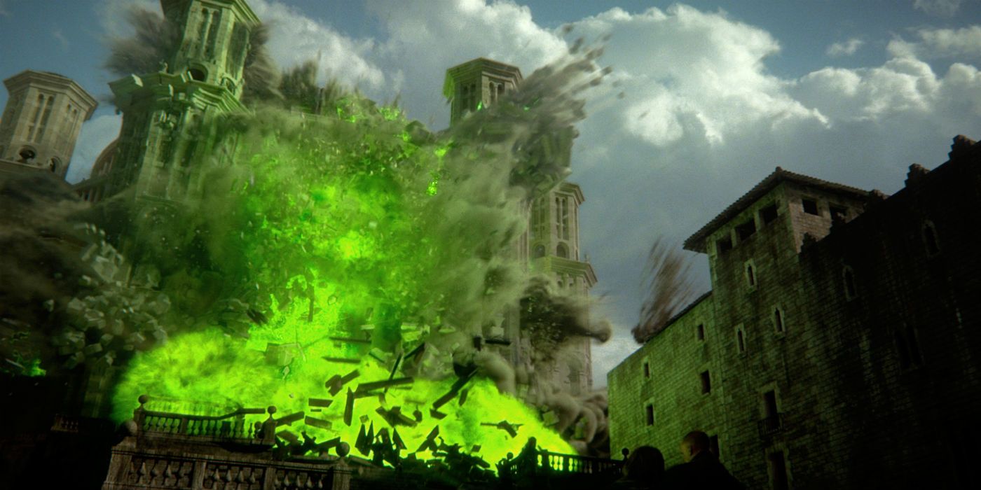 Sept of Baelor Wildfire Explosion in the Game of Thrones Season 6 Finale