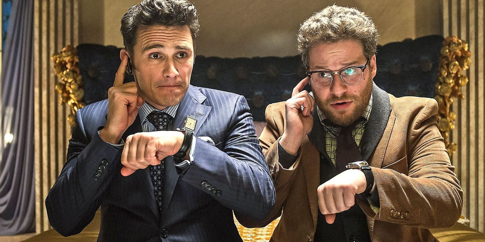 Seth Rogen and James Franco in The Interview