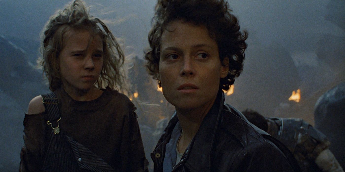 Sigourney Weaver as Ripley in James Cameron's Aliens