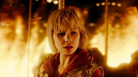 Silent Hill Revelation Heather Mason in the fire
