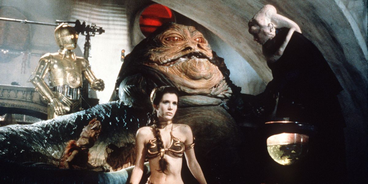 Slave Leia with Jabba