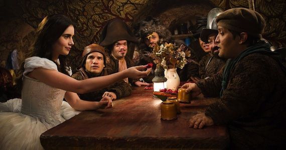 Snow White and the Dwarves in 'Mirror Mirror' (Review)