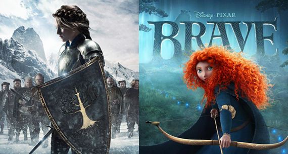 Snow White Huntsman Pixar Brave Trailers Clips TV Spots