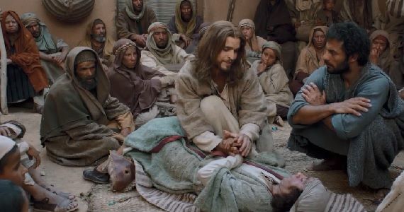son of god and the passion of christ movie scenes