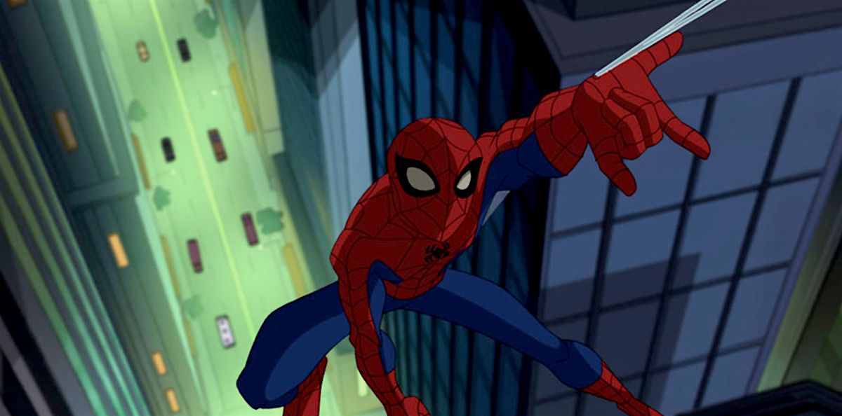A scene from Spectacular Spider-man