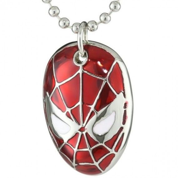 Spider-Man Mask Necklace