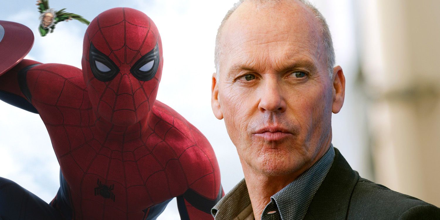 Spider-Man and Michael Keaton (Vulture)