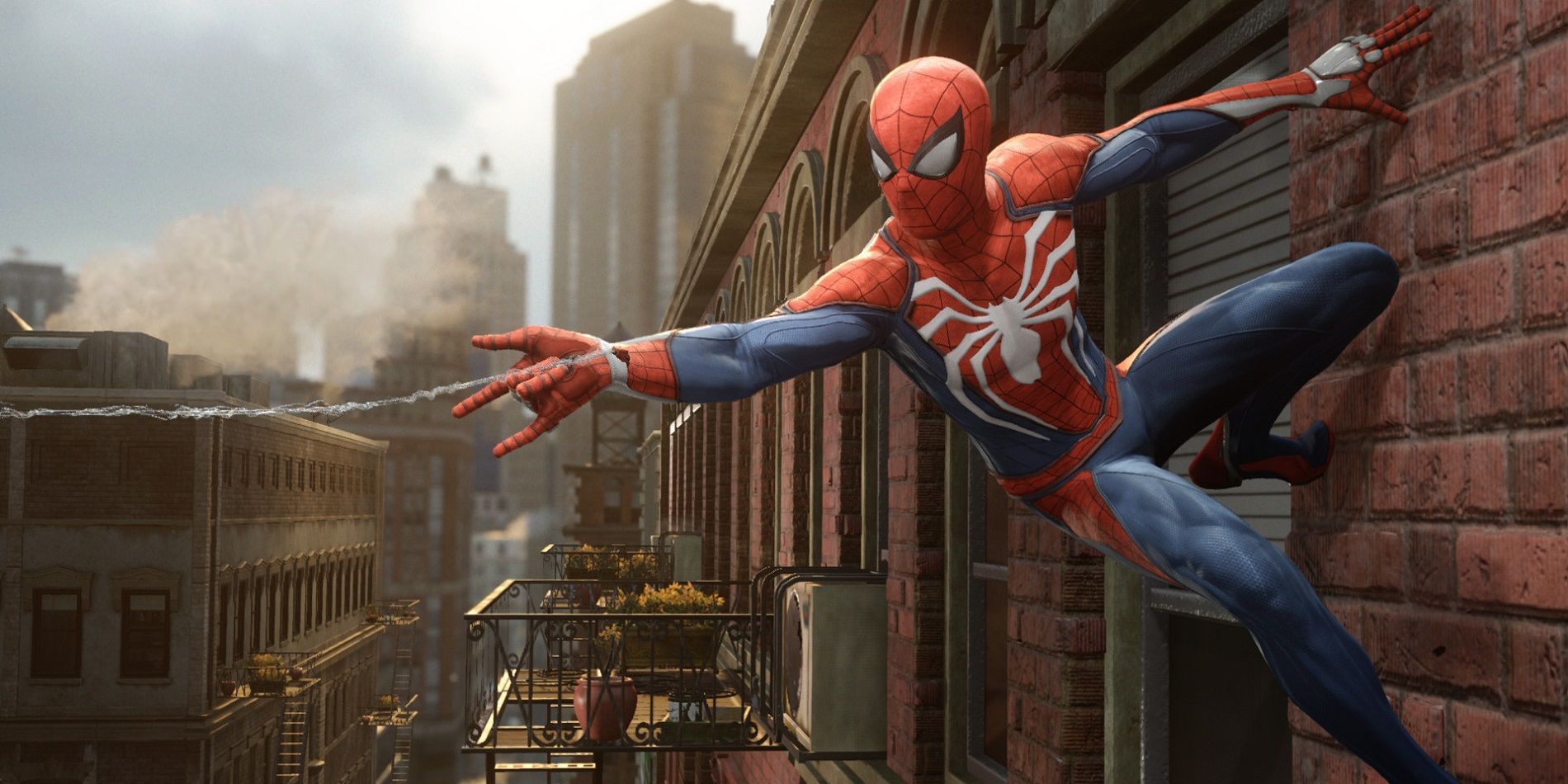 Spider-Man PS4 web-slinging