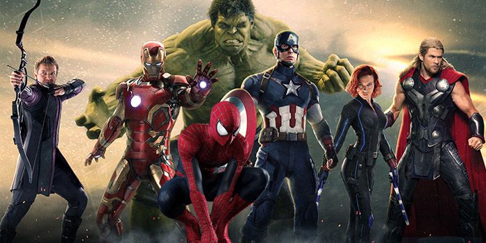 Spider-Man With Avengers Age of Ultron Team