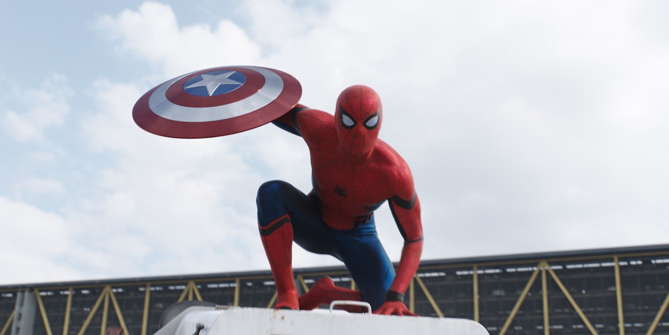 Spider-Man With Captain America's Shield