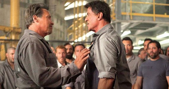 Stallone and Schwarzenegger in Escape Plan