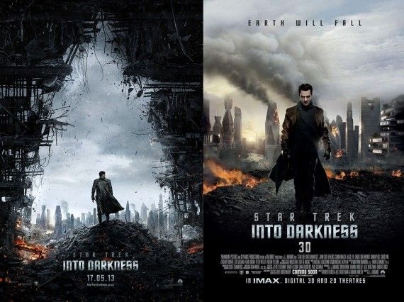 Star Trek Into Darkness Teaser and Theatrical Posters John Harrison