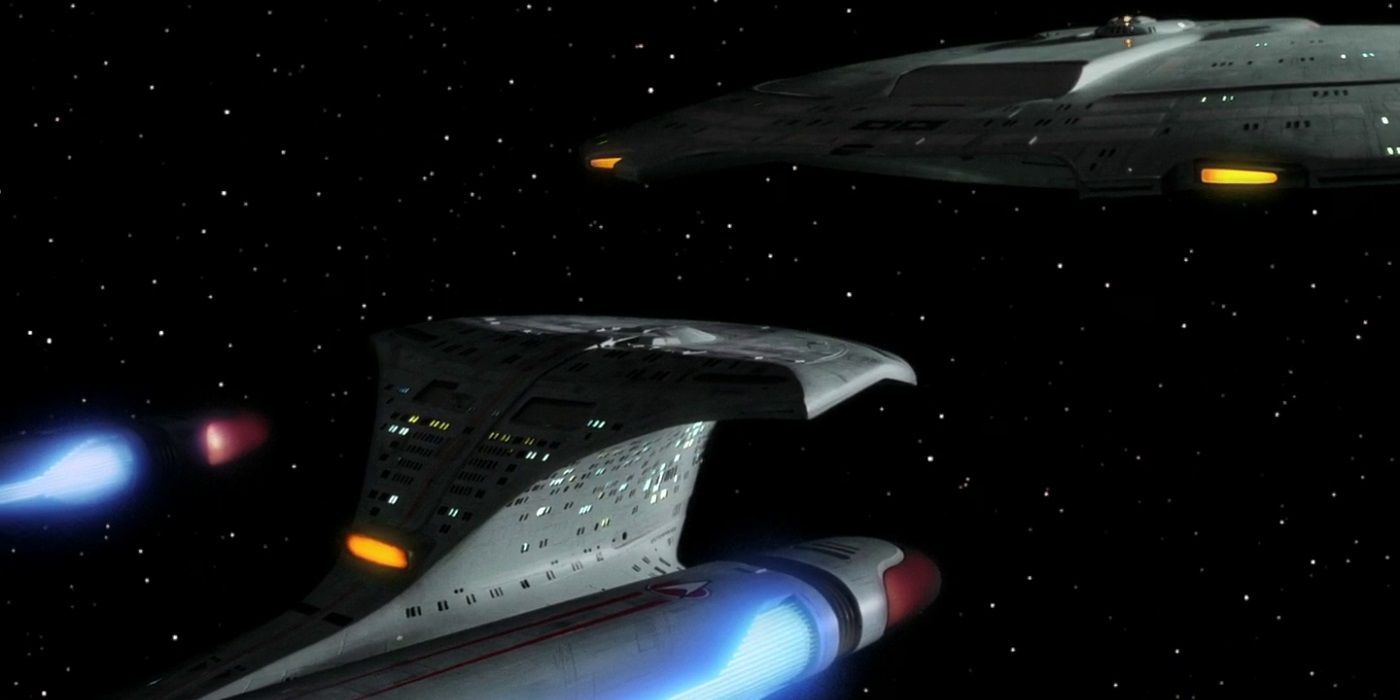 Star Trek The Next Generation Enterprise Saucer Separation