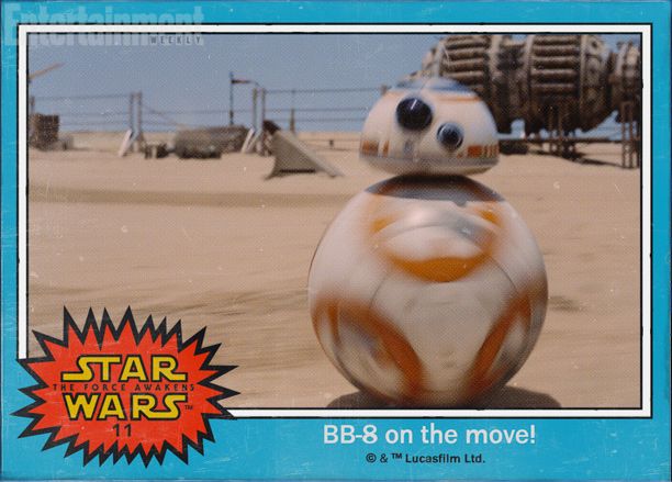 Star Wars 7 BB-8 Trading Card