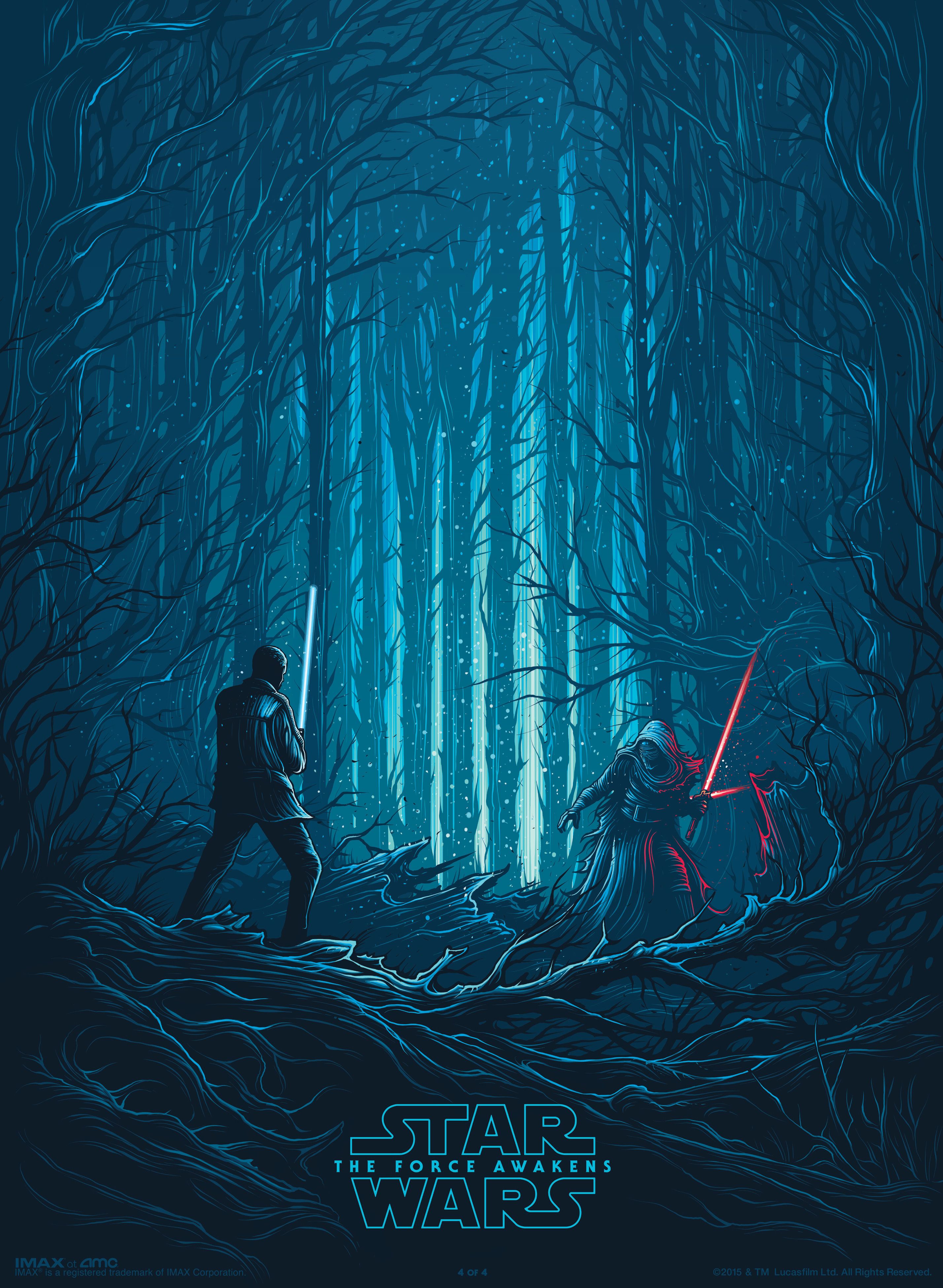 New Star Wars 7 IMAX Poster Teases Lightsaber Duel