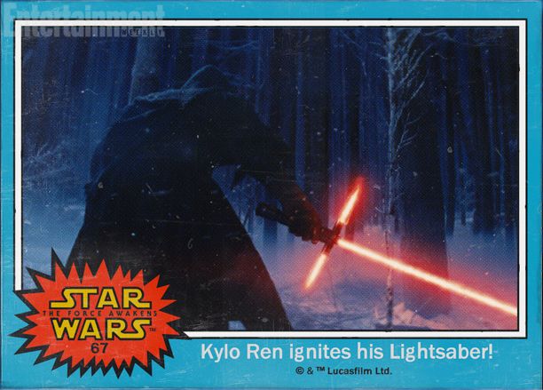 Star Wars 7 Kylo Ren Trading Card