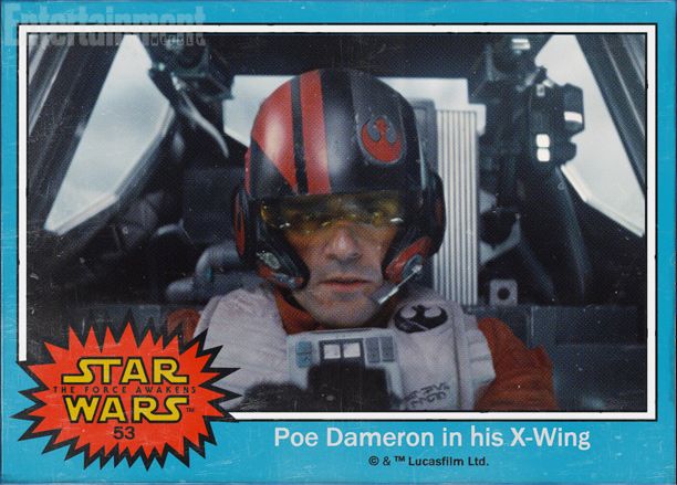 Star Wars 7 Poe Dameron Trading Card