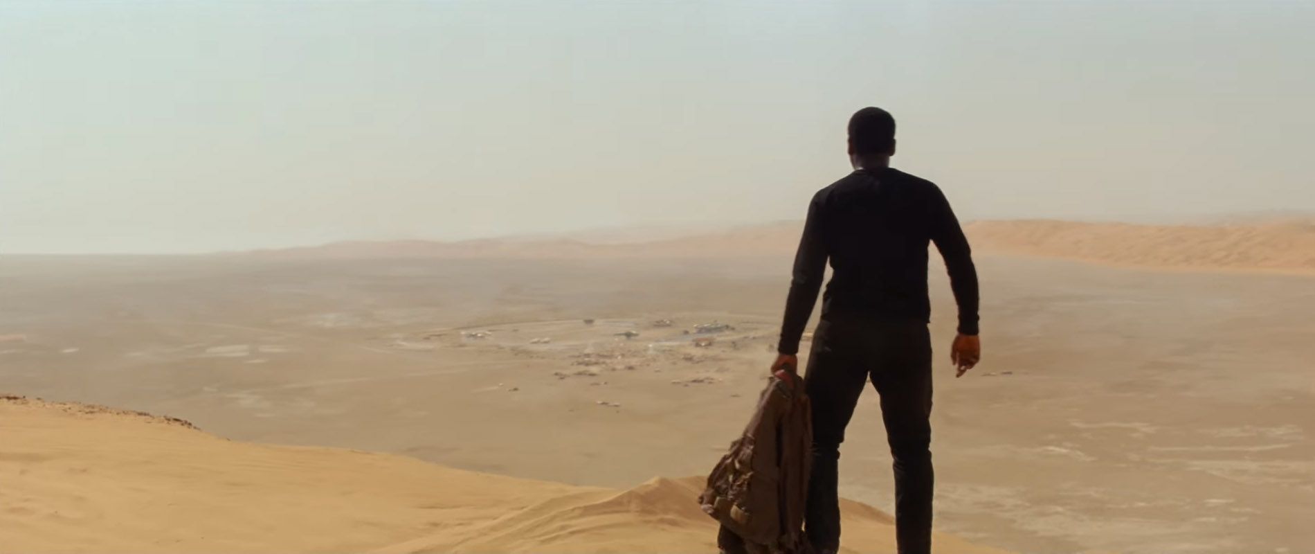 Star Wars 7 Trailer #3 - Finn finds Jakku Settlement