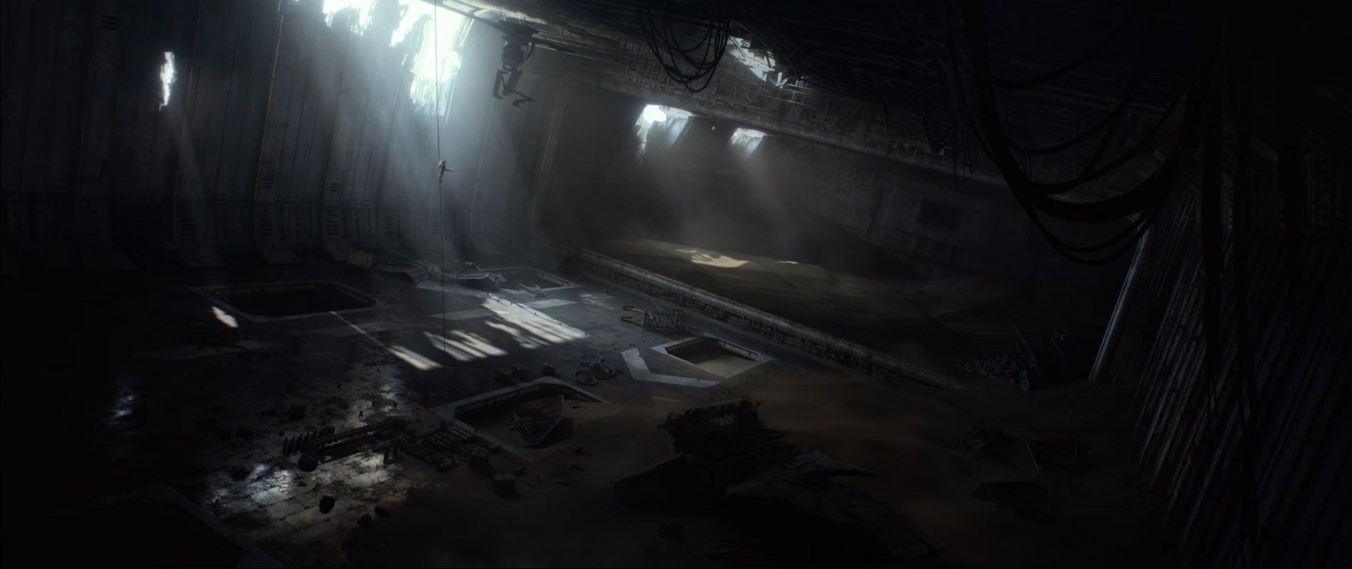Star Wars 7 Trailer #3 - Star Destroyer Inflictor Hangar Wreck