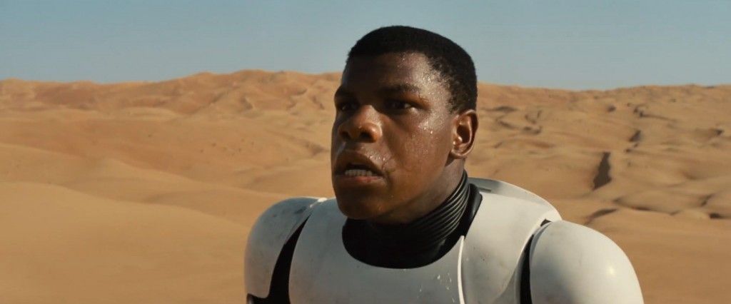 Star Wars 7 Trailer Photo - Boyega Stormtrooper