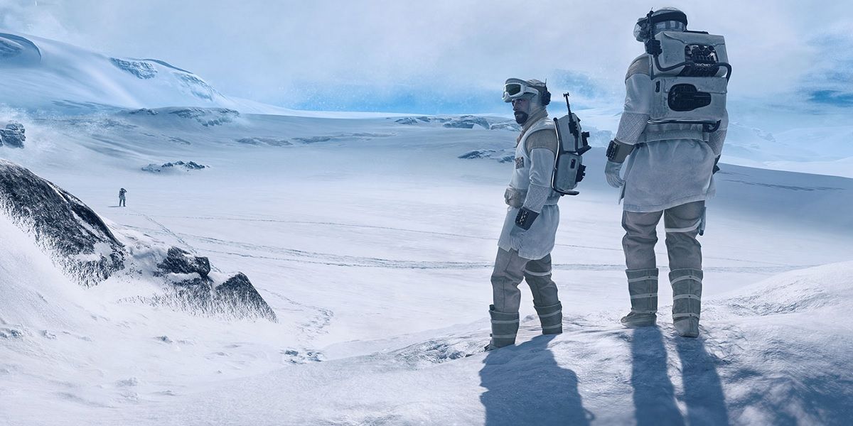 Star Wars Battlefront - Hoth landscape
