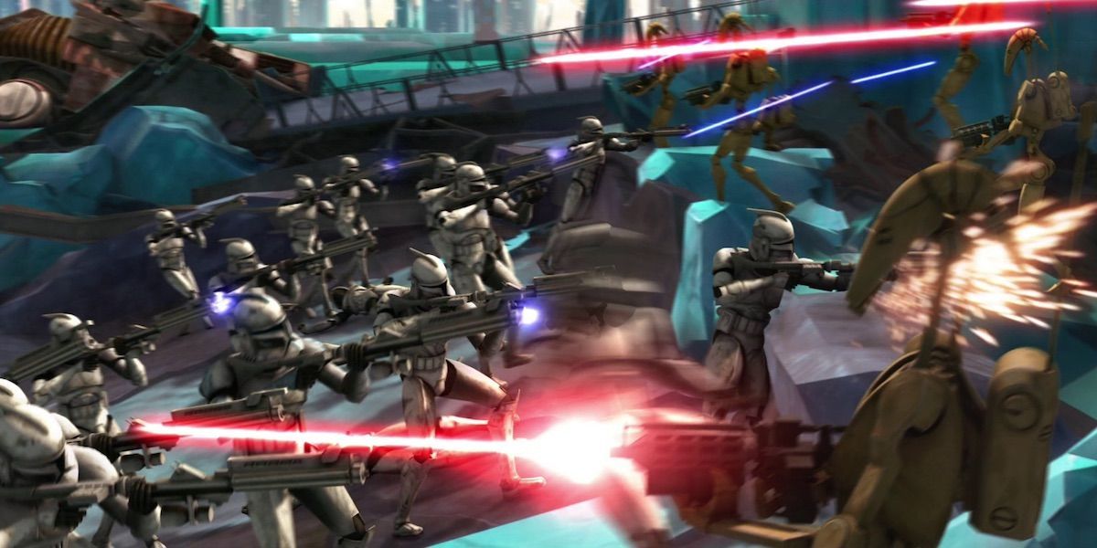 Star Wars Clone Wars Troopers Battle