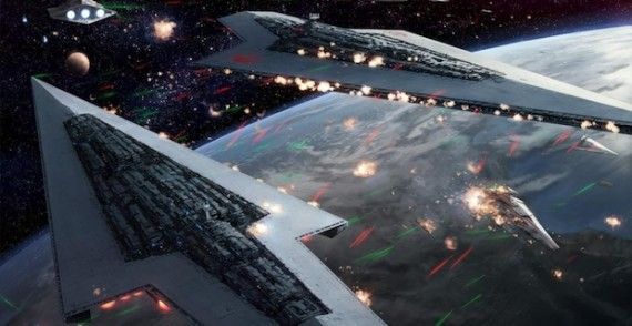 Star Wars Episode 7 Han Solo New Ship Super Star Destroyer